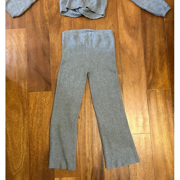 BCBG Girls' Ribbed Knit Twist Front Top & Leggings Set - Big Kid Size Large - Picture 6 of 10